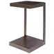 Global Archive Burnished Copper C Shape Accent Table