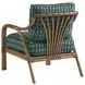 Key Biscayne Calatrava Green Upholstered Accent Chair