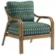 Key Biscayne Calatrava Green Upholstered Accent Chair