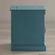 Craftsman Antique Blue Chairside Table