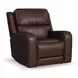 Oasis Truffle Leather Zero Gravity Power Recliner with USB Charging and Heat Massage