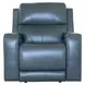 Oasis Storm Leather Zero Gravity Power Reclining Living Room Set