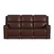 Oasis Truffle Leather Zero Gravity Power Reclining Living Room Set