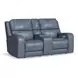 Oasis Storm Leather 76" Zero Gravity Power Reclining Loveseat with USB Charging and Heat Massage