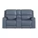 Oasis Storm Leather Zero Gravity Power Reclining Living Room Set