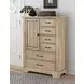 Cool Rustic Clear Maple 6 Drawer Chest
