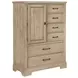 Cool Rustic Clear Maple 6 Drawer Chest