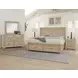 Cool Rustic Clear Maple 3 Drawer Nightstand