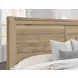 Cool Rustic Clear Maple Plank Panel Bedroom Set