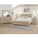 Cool Rustic Clear Maple Plank Panel Bedroom Set