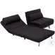 LK06-2 Black Fabric Premium Sofa Bed