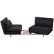 LK06-2 Black Fabric Premium Sofa Bed