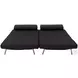 LK06-2 Black Fabric Premium Sofa Bed