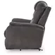 Snowfield Gunmetal Power Lift Recliner with USB Charging and Heat Massage
