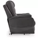 Snowfield Gunmetal Power Lift Recliner with USB Charging and Heat Massage
