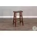 Desert Sage Dark Brown Barstool Set of 2