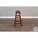 Desert Sage Dark Brown Barstool Set of 2