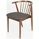 Copenhagen Brown and Gray Upholstered 5 Piece Dining Set