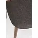 Copenhagen Brown and Gray Upholstered 5 Piece Dining Set