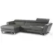 Sparta Mini Grey Italian Leather LAF Sectional