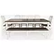 Orchard Park Brown and Soft Gray 8 Piece Dining Set with Bench