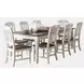 Orchard Park Brown and Soft Gray 9 Piece Dining Set