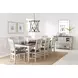 Orchard Park Brown and Soft Gray 9 Piece Dining Set