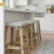 Robias Blue And White Bone Counter Height Stool