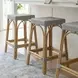 Robias Twilight Blue Counter Height Stool