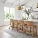 Serienna Natural Rattan Counter Height Stool
