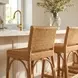 Serienna Natural Rattan Counter Height Stool