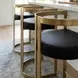Clarence Black Bar Stool