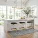 Jordan Acrylic and Black Counter Stool