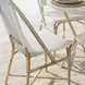 Tobias Black And White Outdoor Bistro Dining Chair