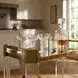 Charlevoix Acrylic And Gold Serving Cart
