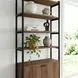 Drake Brown And Black 2 Door Bookcase