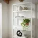 Lark White Bookshelf