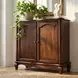 Leyden Medium Brown European Accent Cabinet