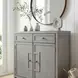 Imperial Gray Console Cabinet