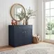 Lark Navy Blue Accent Cabinet