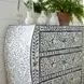 Trubadur Blue and White Bone 3 Drawer Chest