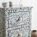 Bone Inlay Vivienne Blue Accent Chest