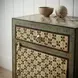 Perna Greens and Beige Hand Painted Chest