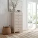 Nora Antique Taupe 22" Rectangular 6 Drawer Lingerie Chest