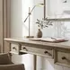 Edmund Antique Beige Writing Desk