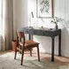 Chatham Charcoal Raffia Desk