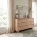 Halmstad Blonde Oak 6 Drawer Dresser
