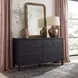Flagstaff Black 8 Drawer Dresser