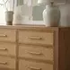 Mesa Natural And Cane 6 Drawer Dresser