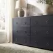 Lark Blue 6 Drawer Dresser
